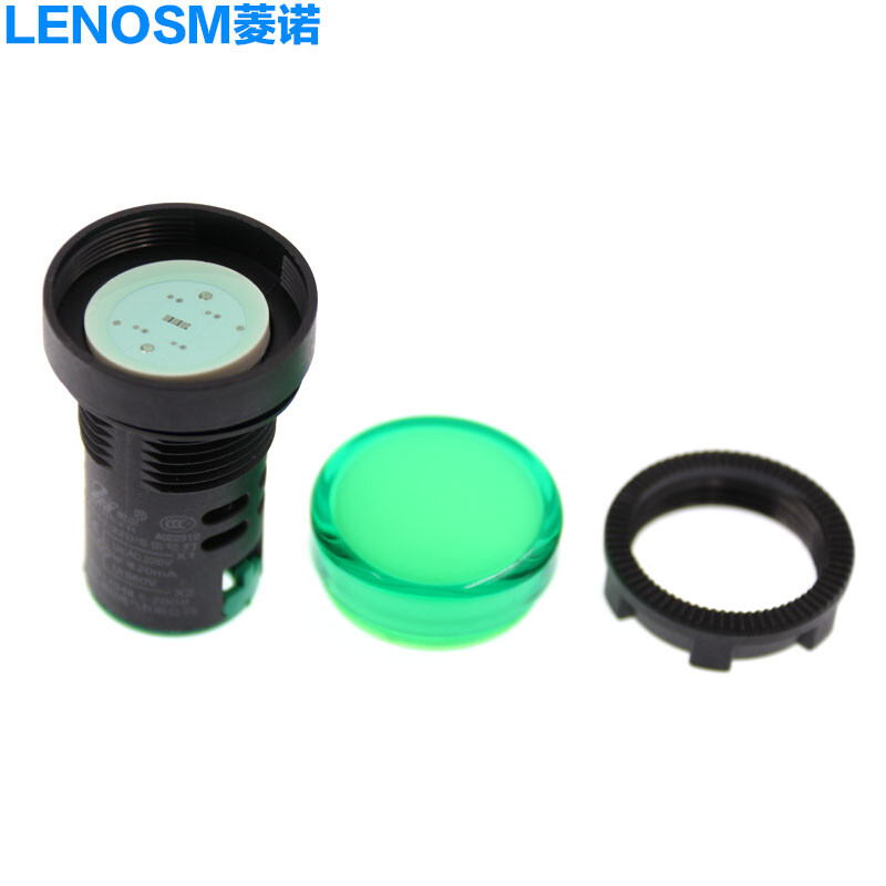 LED power indicator AD62/AD16-22D/S signal light 22MM 220v380v24V green AC380V