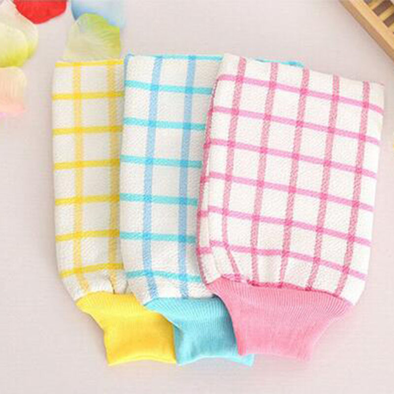 Double-layer thickened bath towel, mud bath towel, bath towel and bath gloves