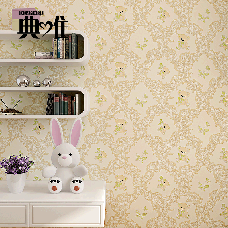 Code Only Self Adhesive Wallpaper Children S Stereo Code Only Self Adhesive Wallpaper Children S Stereo Wall Stickers Bear Pink Non Woven Warm Cute Boys And Princess Room Bedroom