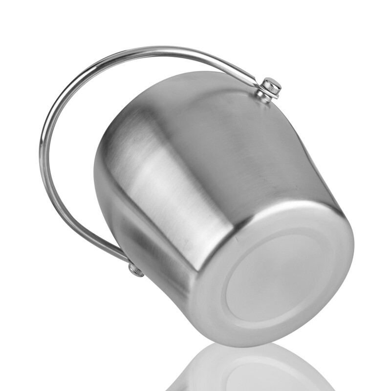 Yunchu new big-ear thickened double-layer stainless steel red wine ice bucket ice wine bucket wine bucket with lid to keep fresh 2L with handle