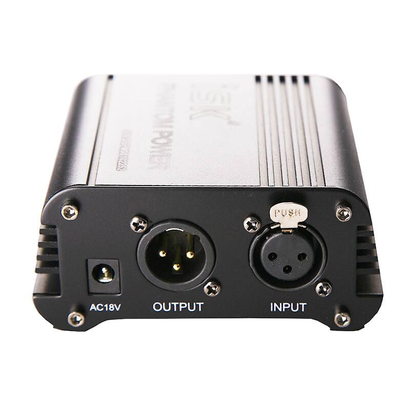 ISK 48V phantom power supply SPM001 Professional 48v condenser microphone dedicated power supply Mobile phone computer sound card singing live recording dubbing 48v condenser microphone power supply