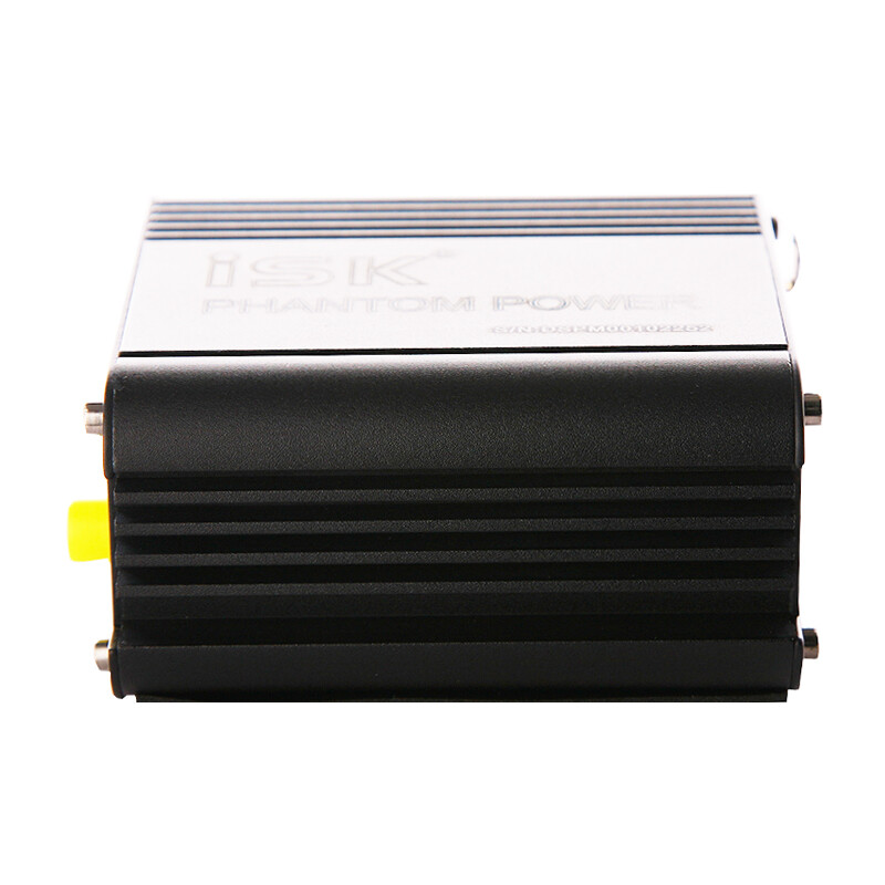ISK 48V phantom power supply SPM001 Professional 48v condenser microphone dedicated power supply Mobile phone computer sound card singing live recording dubbing 48v condenser microphone power supply