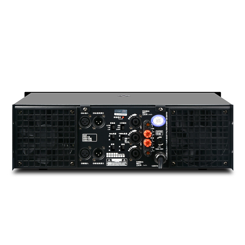 SHILE AV-2080 professional pure power amplifier for stage performances, conferences, high-power commercial amplifiers for outdoor activities