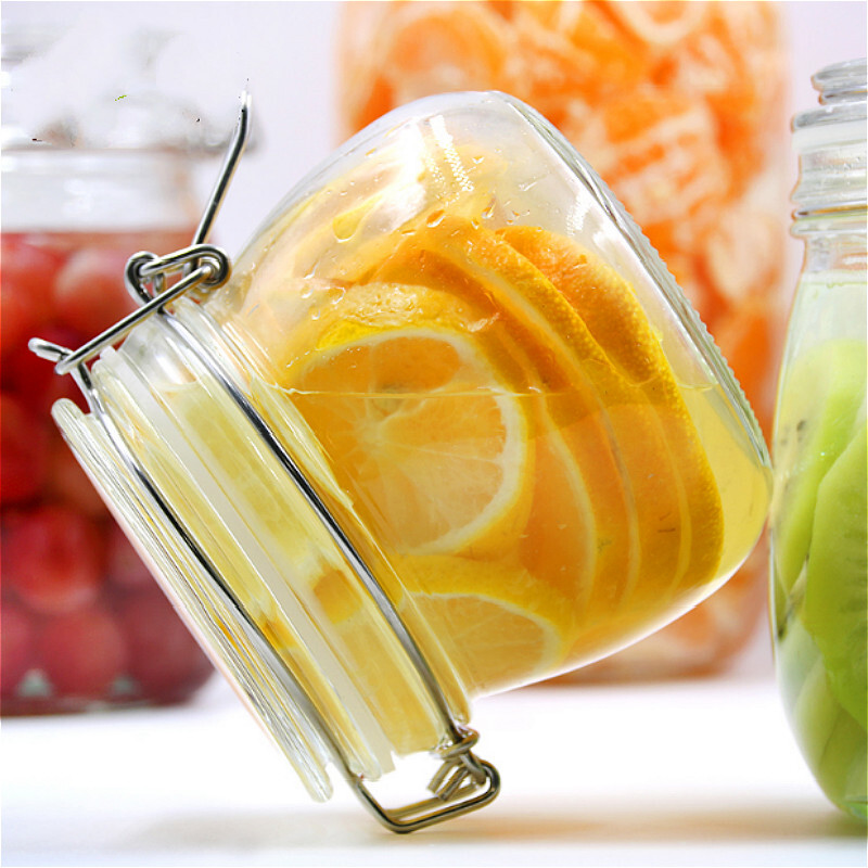 Liuyang sealed jar buckle honey tea enzyme sealed bottle glass storage pickle jar kimchi jar buckle 1000ml