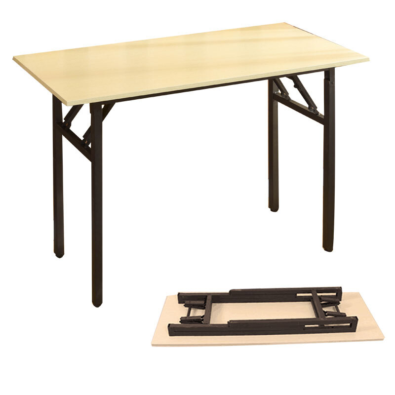 Cool Shark Simple Folding Table Desk Computer Rectangular Cool Shark Simple Folding Table Desk Computer Rectangular Stall Student Conference Training Double Length 120 Wide 40