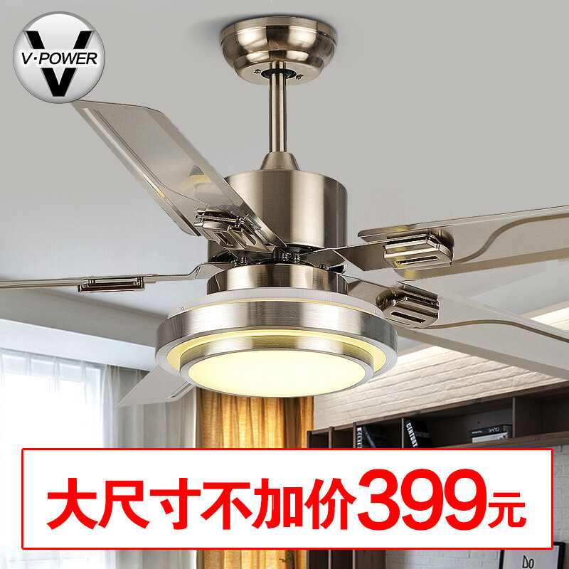 Free Installation V Power Stainless Steel Restaurant Ceiling Fan Free Installation V Power Stainless Steel Restaurant Ceiling Fan Light Modern