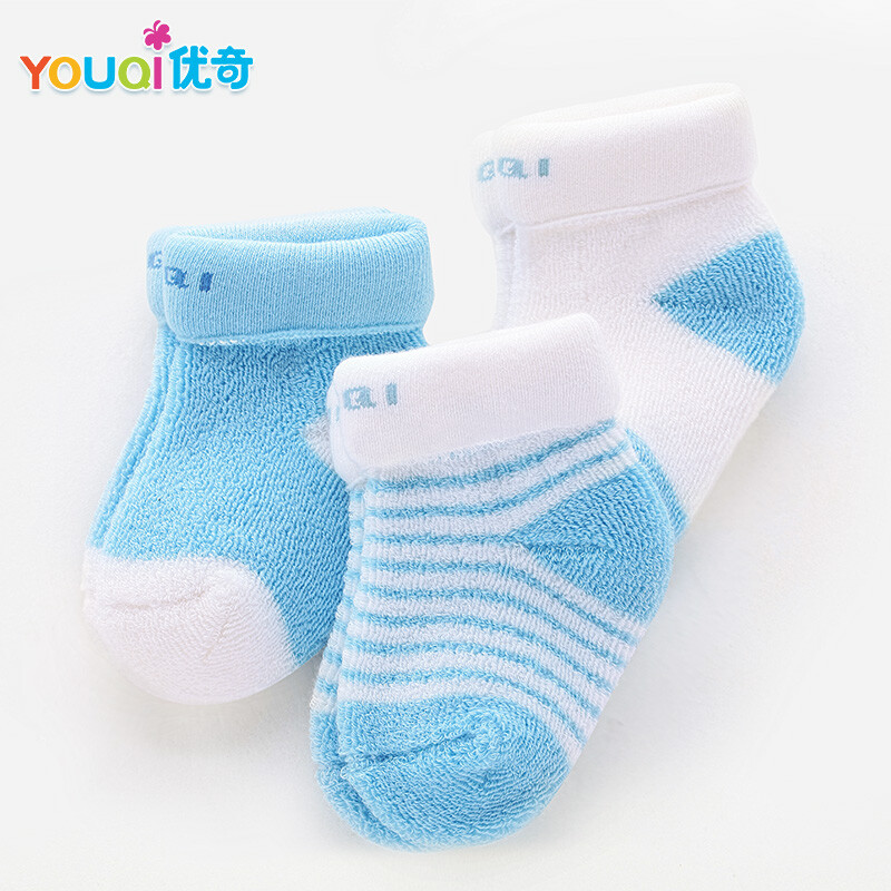 Youqi Baby Socks 0 1 3 Years Old Newborn Warm Socks Autumn And