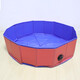 Kangbeini dog bathtub foldable large pet bathtub small, medium and large dog Teddy Golden Retriever bathtub dog supplies red blue small size/30Jin Jin equals 0.5kg for indoor dogs