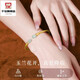 Qianjun Hotan Jade Bracelet Women's Silver Bracelet Ancient Gold Bracelet Jewelry Memorial Day Valentine's Day Birthday Gift for Wife Hotan Jade Golden Branch Magnolia Bracelet Necklace