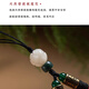 Dipur short mobile phone lanyard hanging on the wrist hand-woven anti-fall bodhi lotus retro style mobile phone chain pendant anti-lost rope dark green