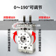 Typ Pneumatic HRQ90 Grad 180 Grad Swing Drehzylinder MSQB10A20A30A10R20RQ1SN6627