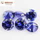 Qiyu Round Pointed Tanzanite Sapphire Loose Stone Ring Tanzanite Zircon CZ Gemstone Ring Tanzanite Zirconium 3 3.0mm