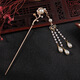 Ancient costume hairpins, step rocking hairpins, women's ancient style tassels, daily retro matching cheongsam, updos, Hanfu hair accessories, gold
