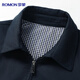 Romon 100% cotton jacket men's young and middle-aged spring and autumn coat work wear casual lapel dad wear men's jacket