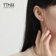 TTMIX New Chinese Style Women's Platinum Earrings pt950 Gourd Platinum Earrings Fashionable Temperament for Your Girlfriend 2.0-2.2g