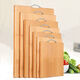 Peizhou cutting board solid wood cutting board household cutting board cutting board rolling bamboo thickened kitchen supplies 45cm*32cm*1.8cm