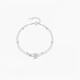 EothPT950 Platinum Sakura Bracelet Girls Light Luxury Niche Platinum Hand Jewelry Valentine's Day Birthday Gift for Girlfriend PT950 Platinum Sakura Bracelet + Certificate