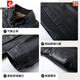 皮尔卡丹（pierre cardin）秋冬季海宁皮衣男加绒加厚立领绵羊皮百搭轻商务夹克爸爸皮外套 立领棕色【加绒】 加厚 XL 180【建议135-155斤】