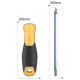 Deli rubber handle dual-purpose screwdriver screwdriver cross-shaped dual-purpose screwdriver 6*100mmDL626001