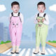 Raft core fork pants waterproof children's water play one-piece kindergarten clothes to catch the sea children's rain boots to catch fish men's and women's rain pants sand Q-bear green-children's overalls with pockets 24 shoes inner length 15CM