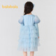 Balabala girls princess dress mesh dress autumn and winter cake skirt for women 201424111005