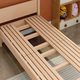 Juelebang children's bed beech single bed crib splicing bed solid wood bed small apartment splicing large bed single bed 1000mm*2000mm