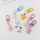 High-value cute cartoon keychain exquisite girls' bag accessories pendant elementary school gift hanging small gift [Transparent Sanrio] 1 package (random)