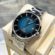 Guzun GOLGEN new simple business casual men's fully automatic mechanical watch tungsten steel calendar watch women 6197 gold white women