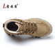 Lei'an Dun Labour Protection Shoes Hersteller Vier Seasons Schweißerer alter Stahlplatte High-Top Weiche Sohle Anti-Small Anti-Posen-Stahl-Stahl-Arbeitsschutz-Sicherheitsschuhe Farbe Cowide [National Standard + LA-Zertifizierung] 40