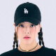 MLB baseball hats for men and women couples Korean version soft top Dodgers LA classic small label visor four seasons gift CP77