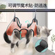 Dipur cat nail clipper fixed bag cat pet grooming hammock artifact bag hanging harness control washable cat bag pocket anti-scratch* pink M recommended 20Jin Jin is equal to 0.5kg within