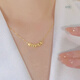 Ji Yuyou transfer bead necklace women's new trendy light luxury gift Internet celebrity temperament versatile niche design clavicle chain necklace gold necklace