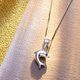 Pt.Charm Platinum Pt950 Little Dolphin Pendant Platinum Women's Clavicle Chain Pendant Chinese Valentine's Day Gift Platinum Pendant for Girlfriend Ready Stock National Inspection Certificate 1.0-1.1g
