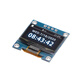 0.96-inch OLED display module 128x64 I2C communication SSD1315 12864 LCD screen IIC serial 6-pin white display
