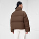Tambor experts recommend Maillard goose down short down jacket for small women, warm and thickened jacket TW236362 Brown Sugar Coffee S (160)