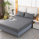 Yun-colored fitted sheet, bed cover, protective cover, mattress cover, single piece Simmons thickened non-slip all-inclusive thickened solid color fitted sheet without pilling 180cmx200cm