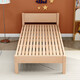 Juelebang children's bed beech single bed crib splicing bed solid wood bed small apartment splicing large bed single bed 1000mm*2000mm