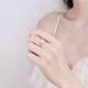 AVHE white platinum diamond ring set with D color artificial diamond ring wedding gift platinum festival for my wife on Qixi Festival platinum ring + 1 carat diamond (D/VVS/3EX/N)