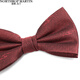 North Martin high-end silk bow tie for men's wedding Qiji red bow groom's gift high-end Chinese style