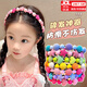 Ililuo children's broken hair headband princess little girl toothed candy color Kuromi headband girls cute baby hair accessories candy rainbow headband random 3 pieces