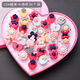 Meng Junchen Children's Cartoon Ring Set Female Princess Cute Baby Toy Plastic Small Ring Children's Jewelry Girls Diamond Sparkling Style 36 Pack
