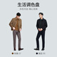 Goldlion Contains Cashmere Wool Autumn and Winter Jacket Men's Fashion Light Luxurious Lapel Business Casual Jacket Navy-95 XL 180/96A Recommended 150-165Jin Jin equals 0.5 kg