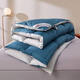 羽绒被子95白鹅绒高档被芯冬天加厚保暖单双人被8斤10斤6 宾利蓝 220x240cm总重10斤