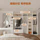 Quanyou (QUANU) Quanyou Home Wardrobe Customized Simple Swing Door Wardrobe Home Small House Customized Storage Cabinet Bedroom 629/ (calculated based on projected area)