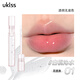 Ukiss Transparent Watery Lip Oil 2ml #01 White Peach Qinshui Mirror Essence Moisturizing Lip Glaze Lip Gloss Birthday Gift