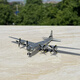 World War II aircraft model alloy B-29 bomber American b29 simulation static military model ornaments 1 300