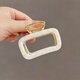 
Simple and versatile oxygen-colored medium-sized clip on the back of the head with high-end shark clip 2025 new high-end hair clip LY3878 clip-pink small square