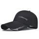 Weihe fishing hat men's sun protection cap peaked cap summer men's sun hat outdoor black white change (baseball cap) one size