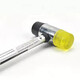 Deli tool steel pipe handle installation hammer rubber hammer rubber installation hammer tile hammer 40mm rubber installation hammer DL5340