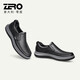 Zero Men's Shoes Casual Leather Shoes New Men's Genuine Leather Soft-soled Business Casual Shoes for Men Black 42